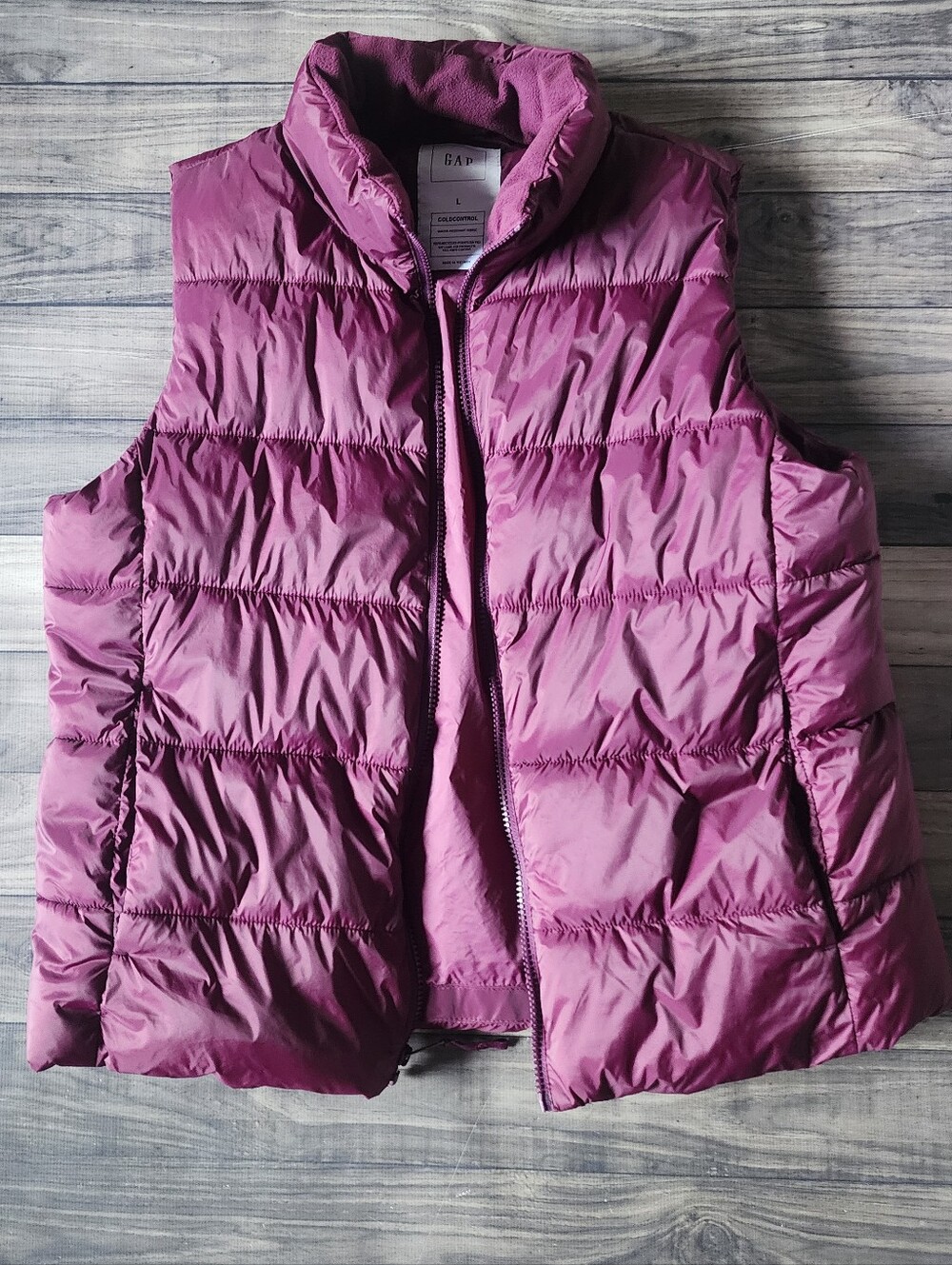 GAP Huckleberry Puffer Vest Size Large